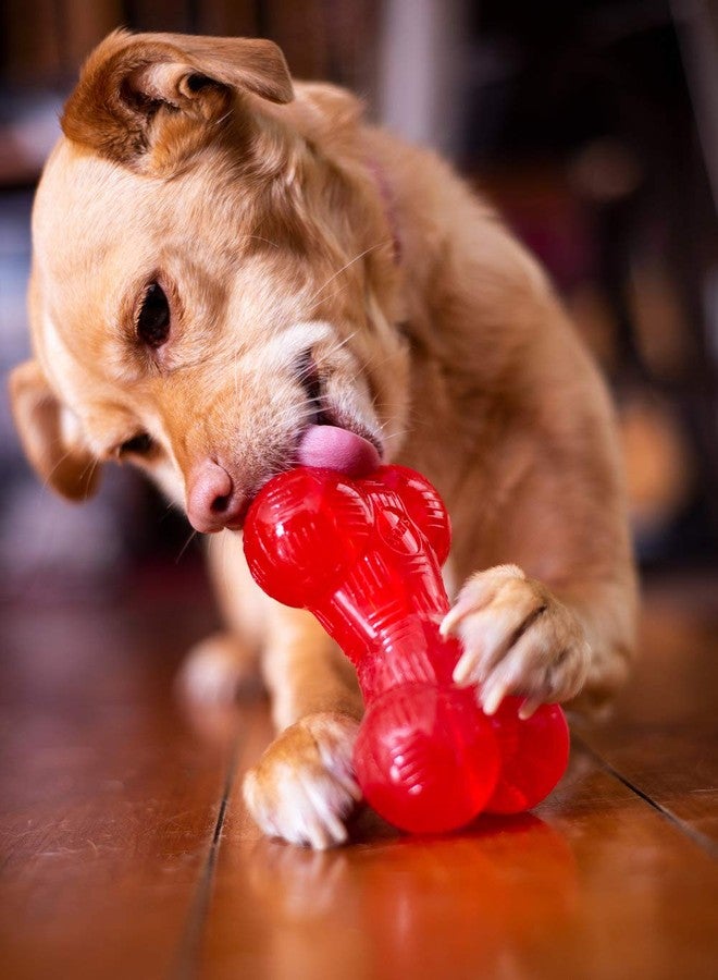 SPOT Play Strong Bone- Durable TPR Long Lasting Dog Chew for Aggressive Chewers, Hole for Treats, Virtually Indestructible Toy for Medium Dogs & Puppies - 5.5 inch - Image 4